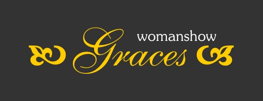 Schriftzug von Graces - Womanshow, Show von Frauen